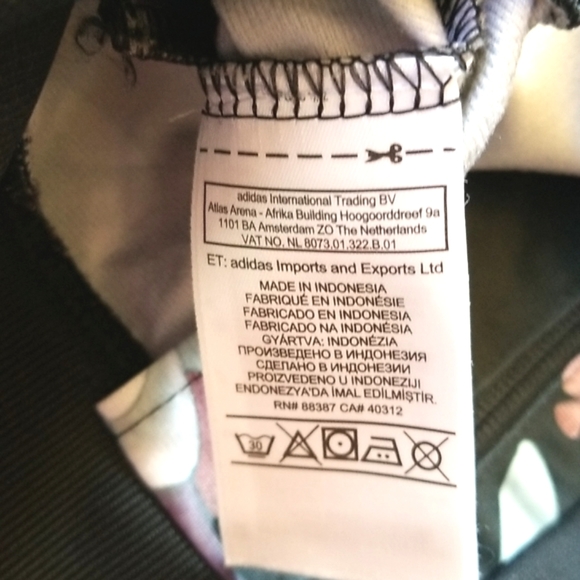 ADIDAS x FARM RIO Collab Limited Edition 2014 LOTUS Zip Black Track Jacket S NEW - Picture 14 of 16